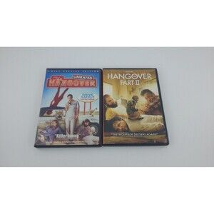 The Hangover 1-2 DVD 2 Disc Special Edition Unrated Widescreen Bundle 2009-2011
